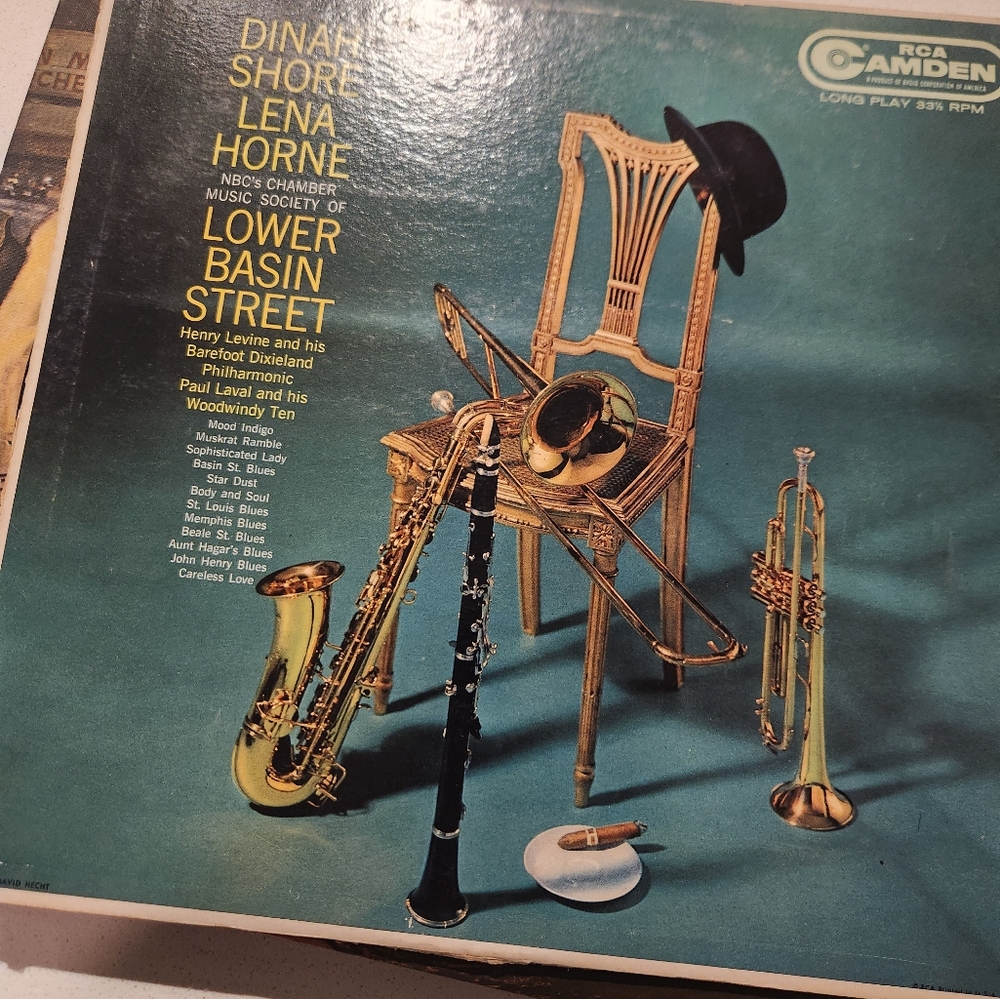 Dinah Shore and Lena Horne Lower Basin Street Vinyl